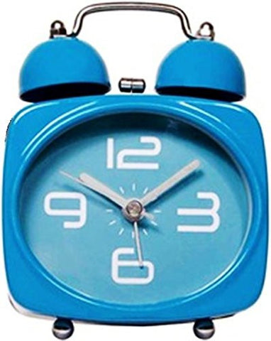No Tick-Tock Alarm Clock - Blue