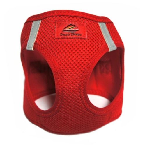 American River Ultra Choke Free Dog Harness, Red, Small