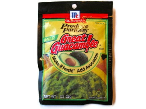 Great Guacamole Seasoning Mix, Mild 1.0 Oz