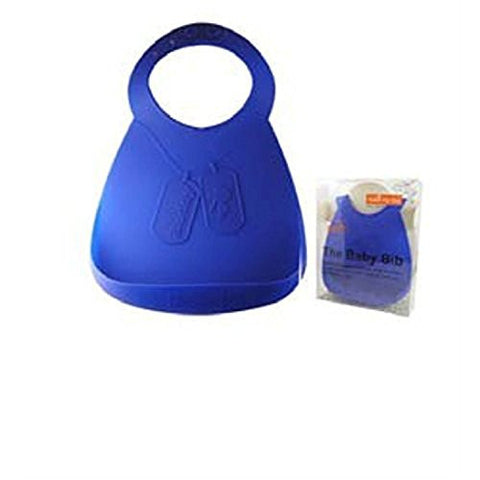 Baby Bib - Cobalt w/ Skater Dude