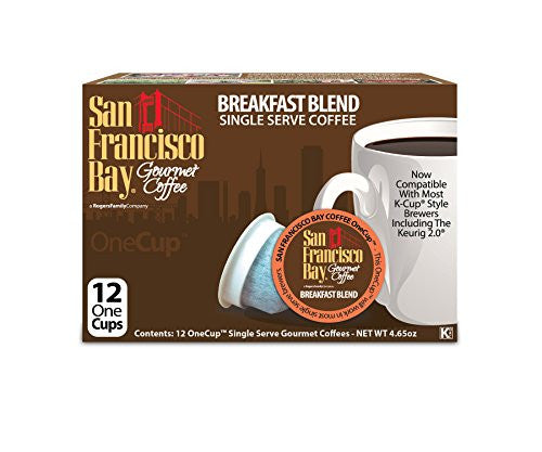 San Francisco Bay Gourmet Coffee OneCup Breakfast Blend Coffee 12 Count
