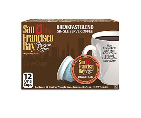 San Francisco Bay Gourmet Coffee OneCup Breakfast Blend Coffee 12 Count