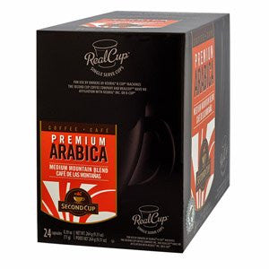 SECOND CUP, RFA MOUNTAIN ROAST (24 SINGLE SERVE CUPS)