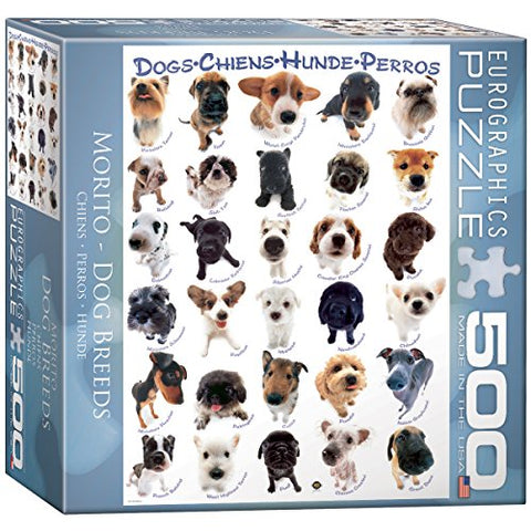 Dogs 500 pc 8x8 inches Box, Puzzle