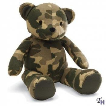 Gund Greetings Camo Bear - My Hero Wears Camo - 13"
