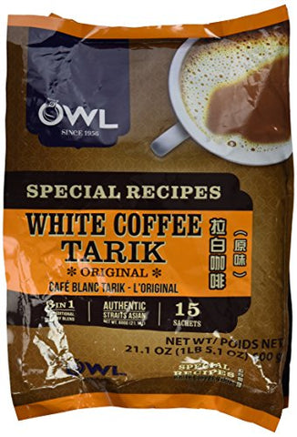 Owl 3 in 1 White Coffee Tarik Mix 600g (15 sachets)