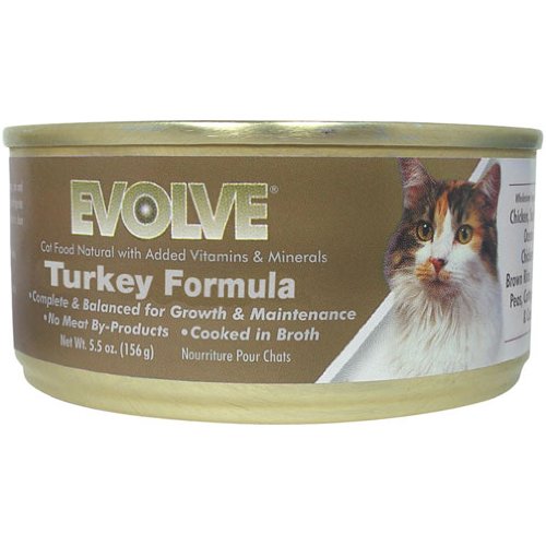 EVOLVE CANNED CAT FOOD (Turkey, 5.5oz)