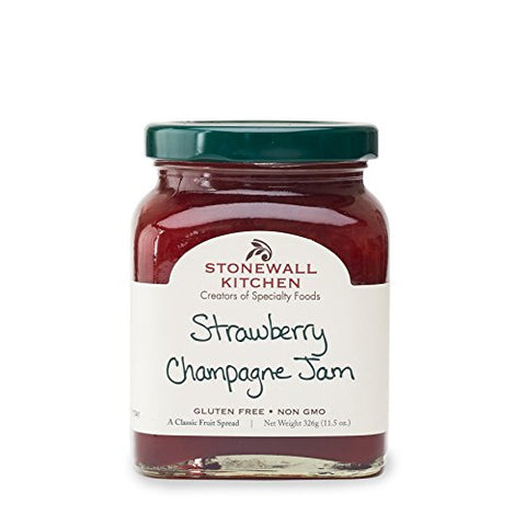Strawberry Champagne Jam 11.5 oz Jar