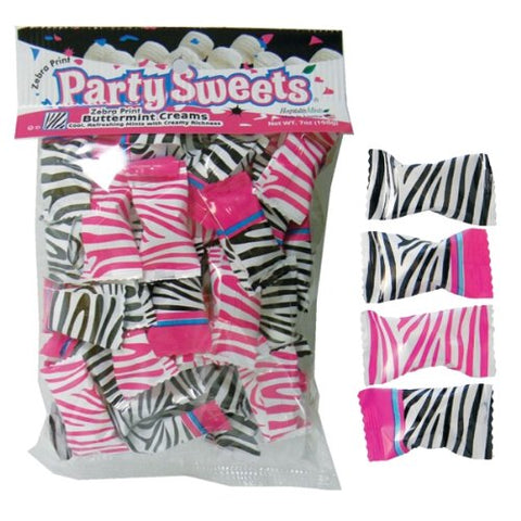 Zebra Print Buttermints 50 count