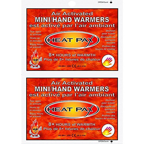 Techniche Heat Pax Hand Warmers Display - 40 Pairs