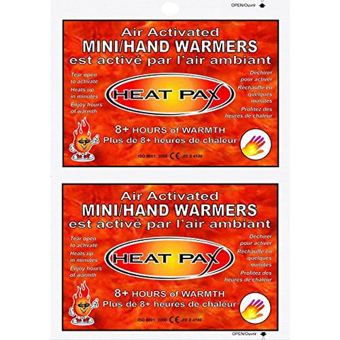 Techniche Heat Pax Hand Warmers Display - 40 Pairs