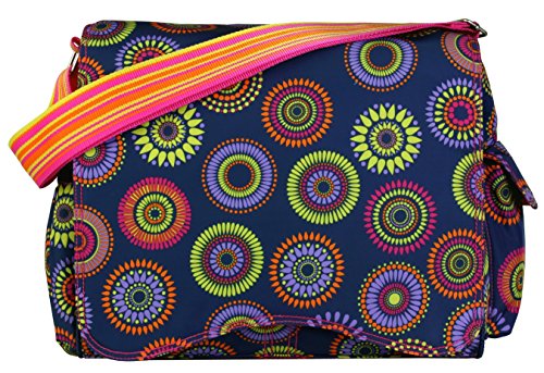 Jazz Collection Diaper Bag - Magical Circles, Pink