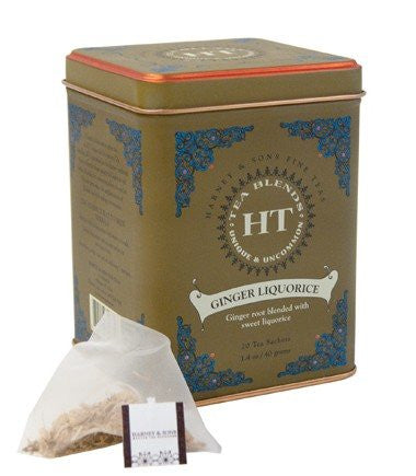 HT Ginger Liquorice - 20 sachet tin