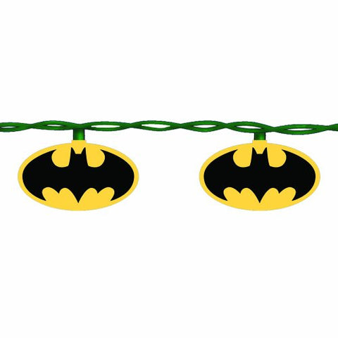 10/L BATMAN™ LIGHT SET WITH 30" LEAD WIRE, 12' SPACING, 4 REPLACEMENT BULBS AND 2 SPARE FUSES - INDOOR USE ONLY