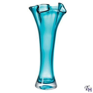 LNX ORGANICS XTAL MD RUFF CYL VASE TURQ