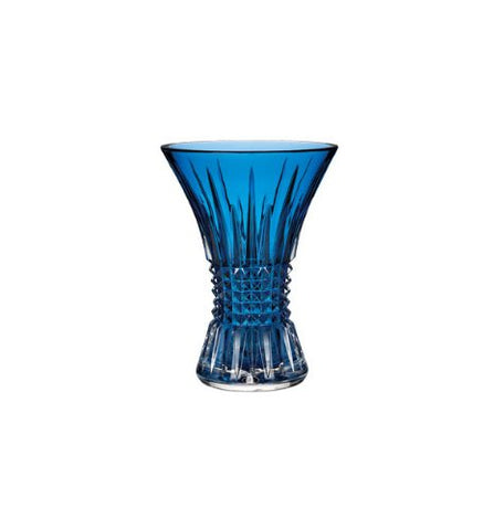 Lismore Diamond Vase 8" Sapphire (not in pricelist)