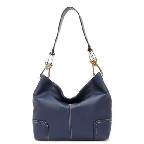 Tosca Classic Medium Shoulder Handbag (Navy)