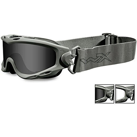 Wiley X: WX-SPEAR GOGGLE - Foliage Green Smoke Grey / Clear