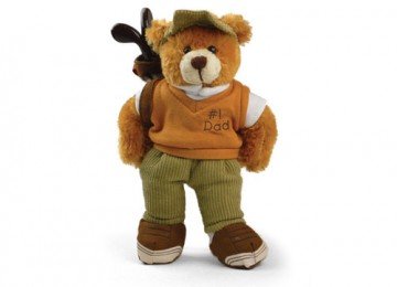 #1 Dad Sweater Bear 8"