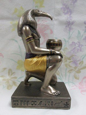 Thoth Candle Holder, 6.25 in