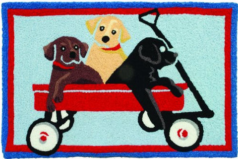 Puppy Wagon 21" x 33"