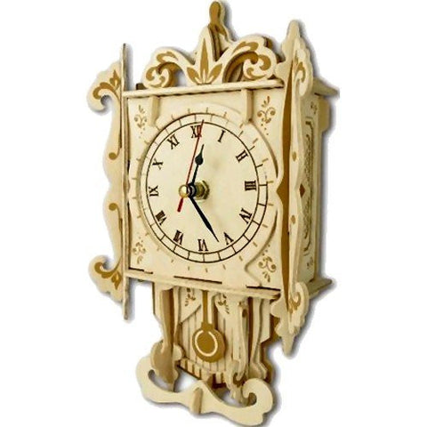 Woodcraft Construction Kit - Pendulum Clock, 24 x 14 x 6(cm)