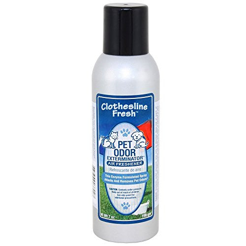 Pet Odor Exterminator & Air Freshener Spray - Clothesline Fresh, 7.0 oz