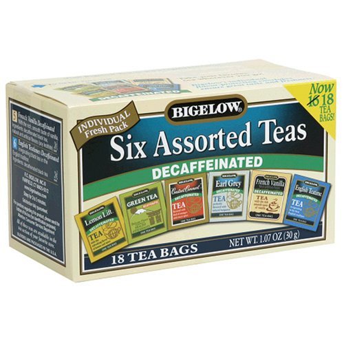 Bigelow Assorted Six Decaf 18ct
