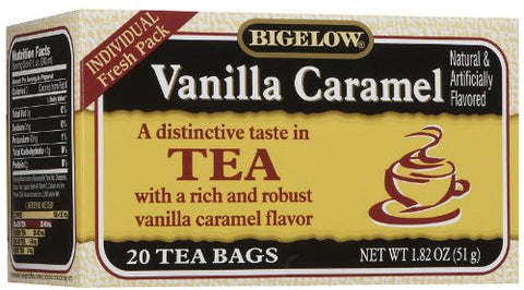 Bigelow Tea, 20 Bags - Vanilla Caramel Blend (3 Pack)