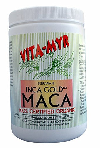 Inca Gold Maca Certified Organic 1 lb Jar