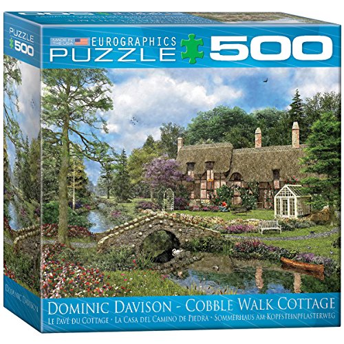 Cobble Walk Cottage, Dominic Davidson 500 pc 8x8 inches Box, Puzzle