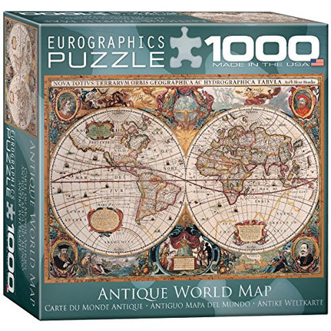 Antique World Map 1000 pc