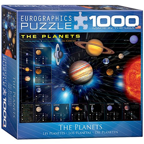 The Planets 1000 pc 8x8 inches Box, Puzzle