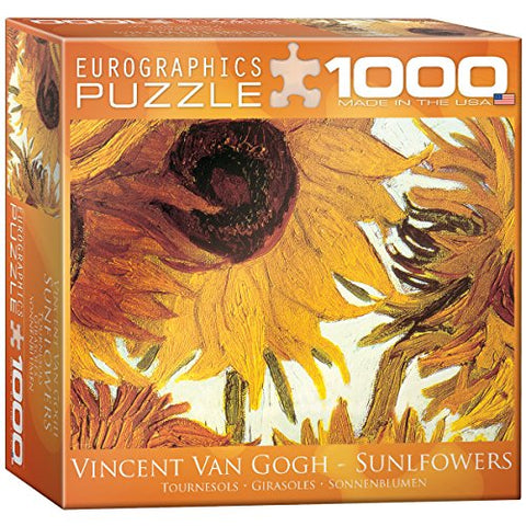 Twelve Sunflowers (Detail) /Vincent Van Gogh 1000 pc