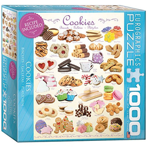 Cookies 1000 pc 8x8 inches Box, Puzzle