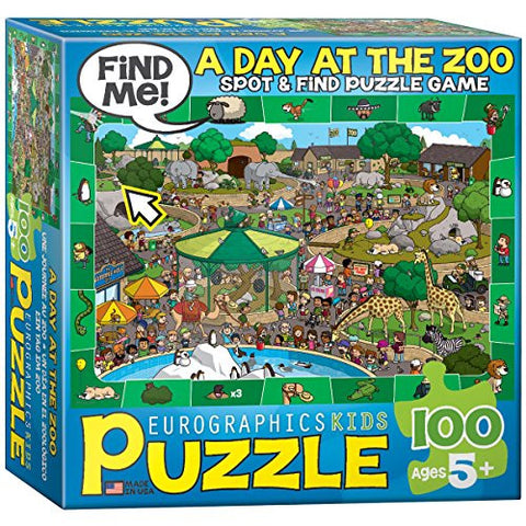 Spot & Find - A Day in the Zoo 100 pc