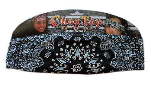 Chop Top Black Paisley