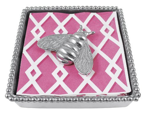 Bumblebee Beaded Napkin Box