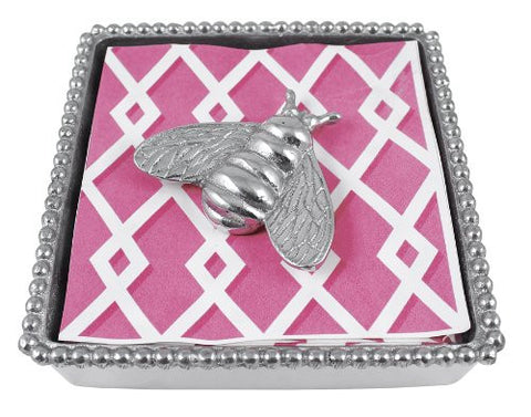 Bumblebee Beaded Napkin Box