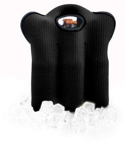 RN6 Black - Insulated Neoprene Bottle Bags