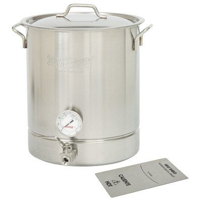 10-Gal. Brew Kettle Set, stainless, 40-Qt.