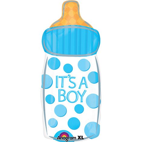 10x23" Boy Baby Bottle Jr - Flt
