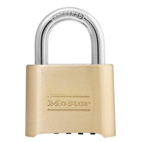 2" BRASS RESETTABLE COMBINATION LOCK CARDED