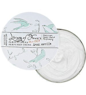 True Vanilla Parfum Crema: Perfumed Creme Tin 2.5oz / 70.8g