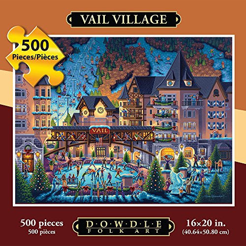 Vail Village 500 Piece Puzzle