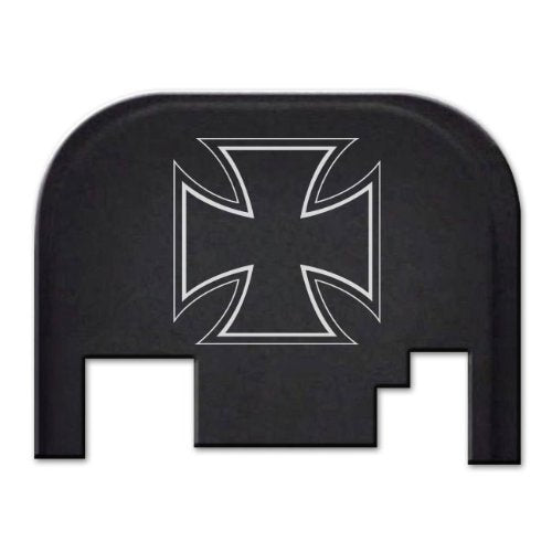 REAR SLIDE PLATE FOR GLOCK MODELS 17-41 GEN 1-4 - IRON CROSS