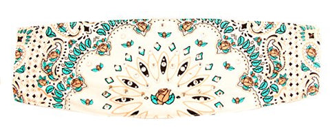 Chop Top: Rose Garden Paisley w/ Rhinestones