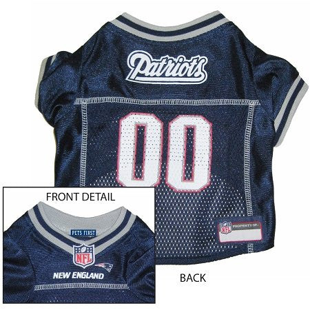 New England Patriots - NFL Dog Jerseys, blue, x-small