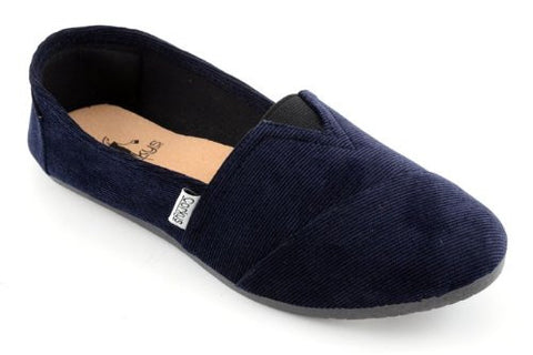 SUES Glitter Canvas Women's Flats - Pewter (Size 10)
