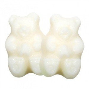 White Strawberry Banana Gummy Bears 1LB Bag